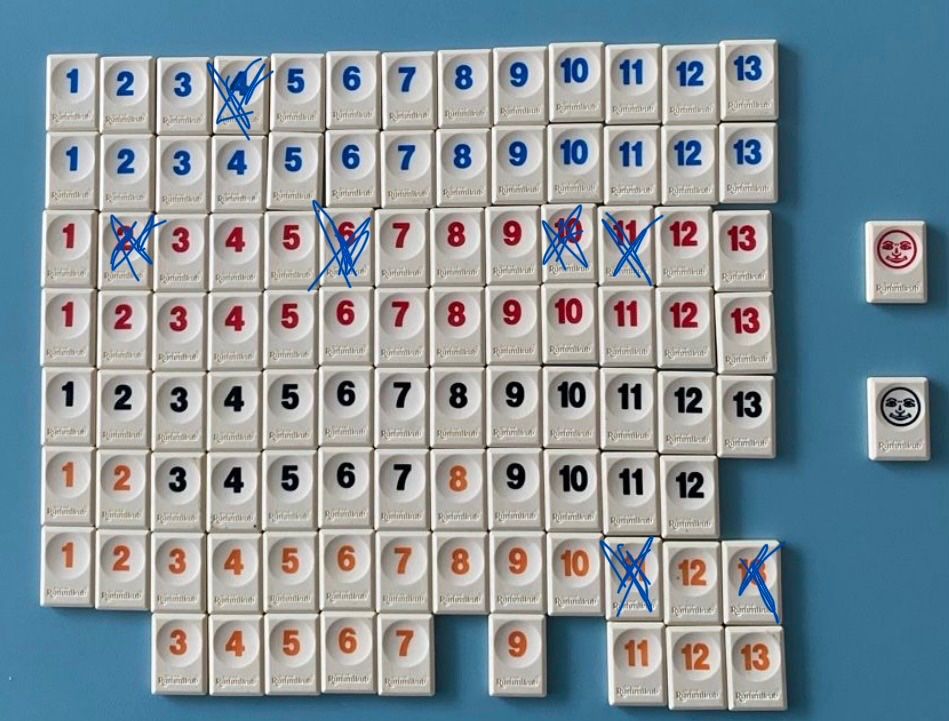 Carlit Giochi: Rummikube Travel Ersatzsteine – Usato da Zürich venduto da echt01