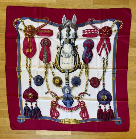 Hermès Foulard „Frontaux et Cocardes“