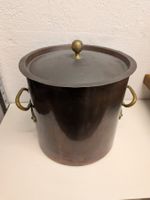 Schöner Kupfertopf/Pfanne mit Deckel