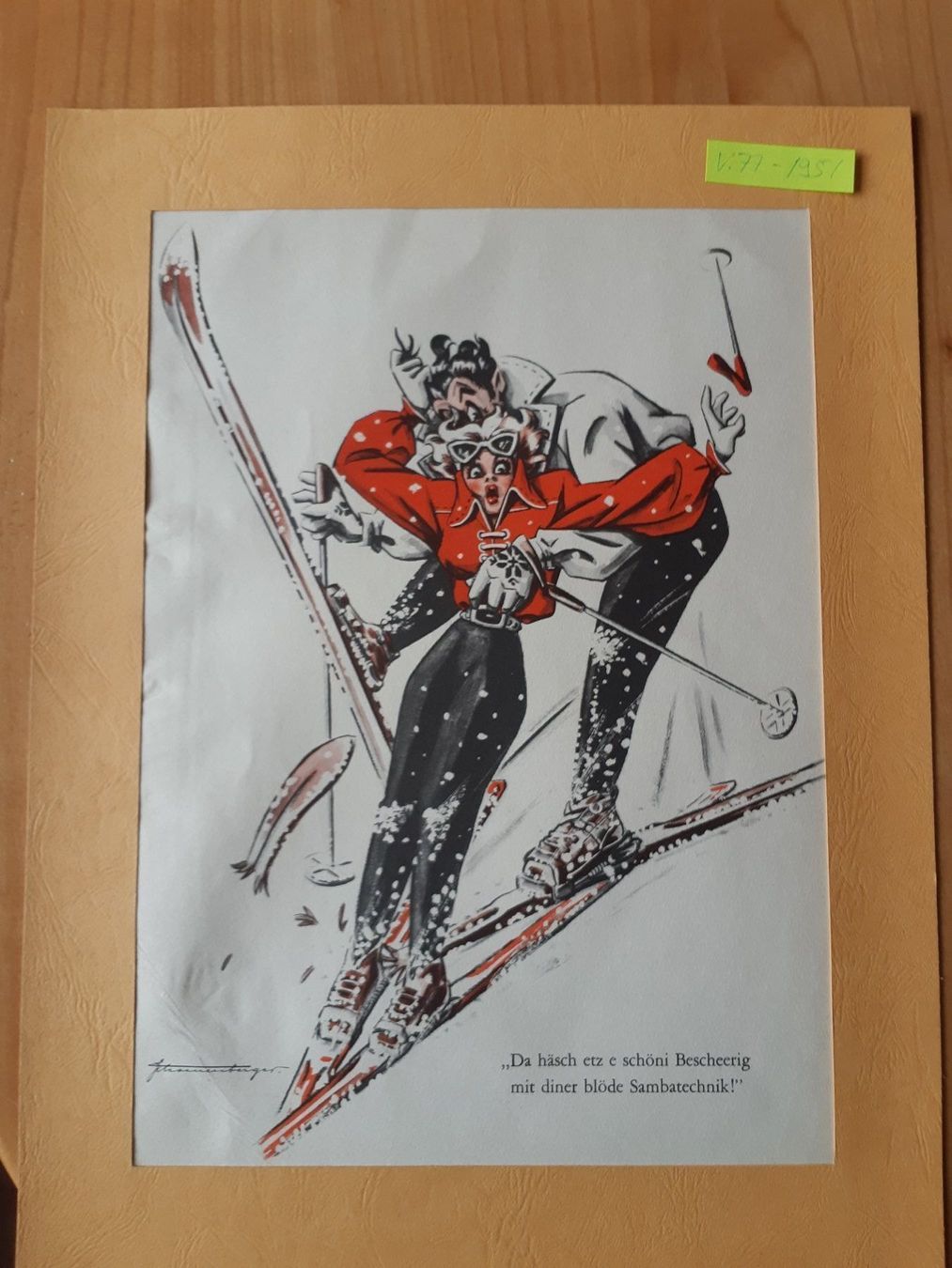 Grafica & Litografie: Nr. 17 original Litho Nebelspalter – Usato da Grindelwald venduto da carro5 1
