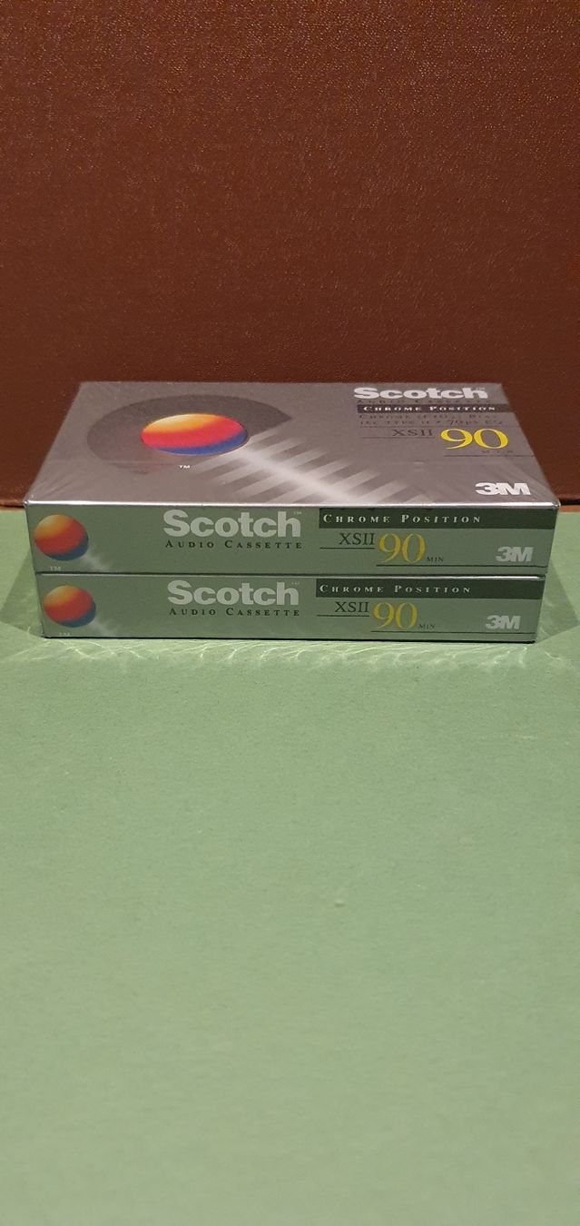 Kompaktkassetten: Lot de 2 cassettes audio Scotch XSII 90  – Neu und originalverpackt aus Sion von Timevintage 2