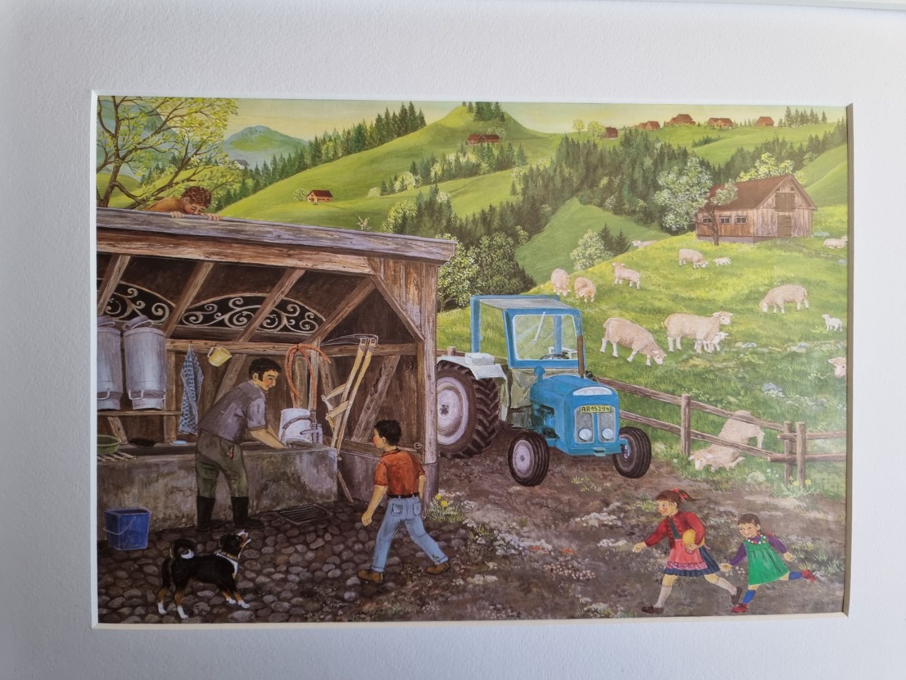 Poster & Bilder: FLÖCKLI DAS GEISSLEIN BILD VON LILLY LANGENEGGER – Gebraucht aus Gersau von grafik-kunst 2