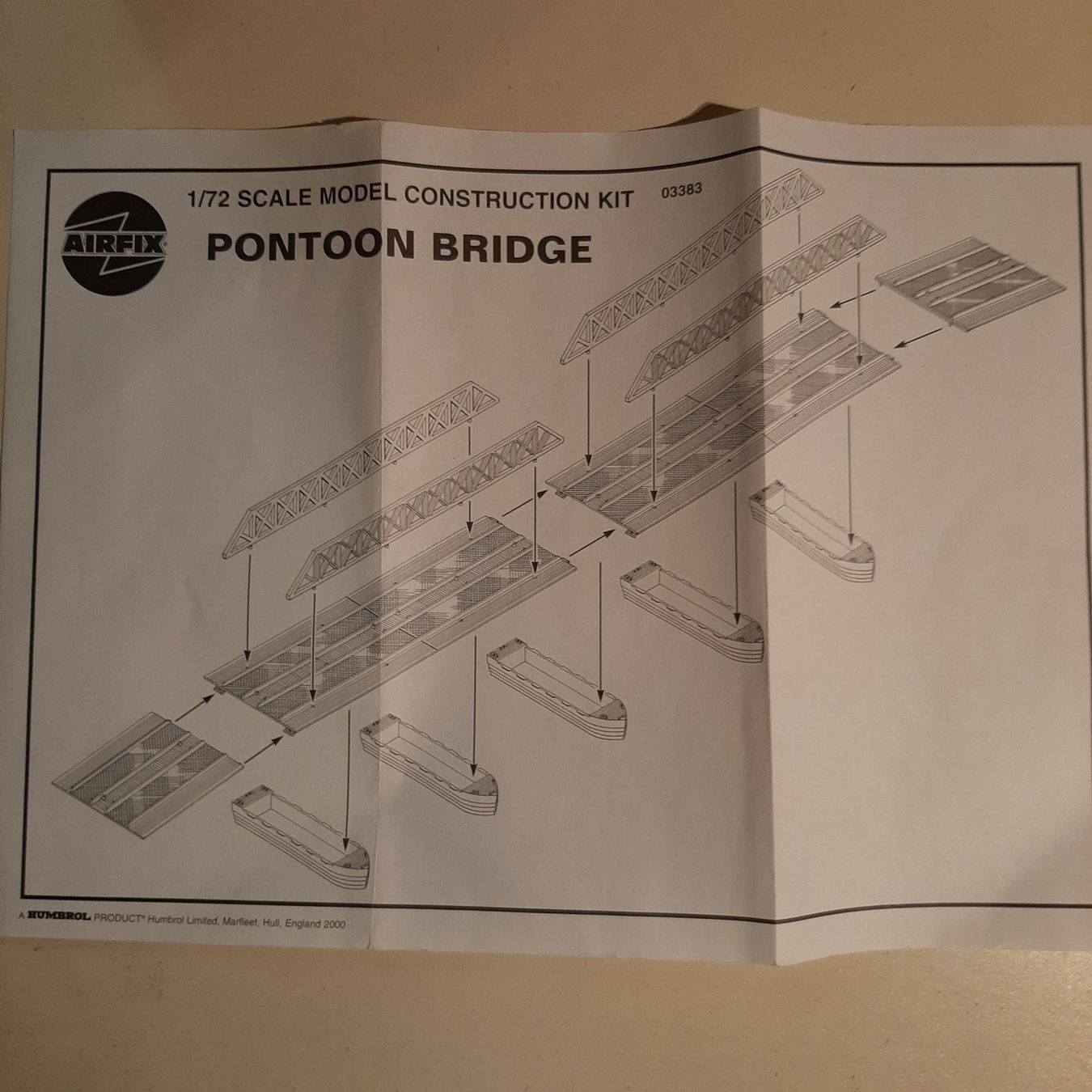 Airfix Kit di modellismo & Modellini statici: M 24 ... Pontoon Bridge ... Airfix 03383 – Usato da Bonstetten venduto da Benibanny59 1