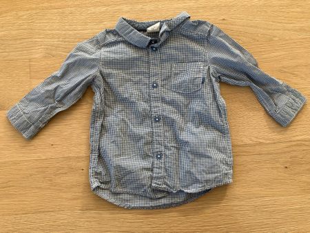 Kariertes Hemd Gr 74 von H&M
