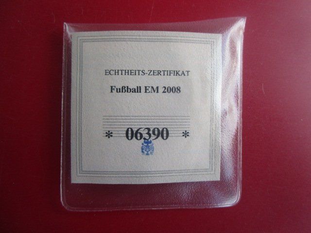 Medaglie: Fussball EM 2008 - PP - Schweiz - Oesterreich – Nuovo e nell'imballaggio originale da Luzern venduto da Horoskop1 4