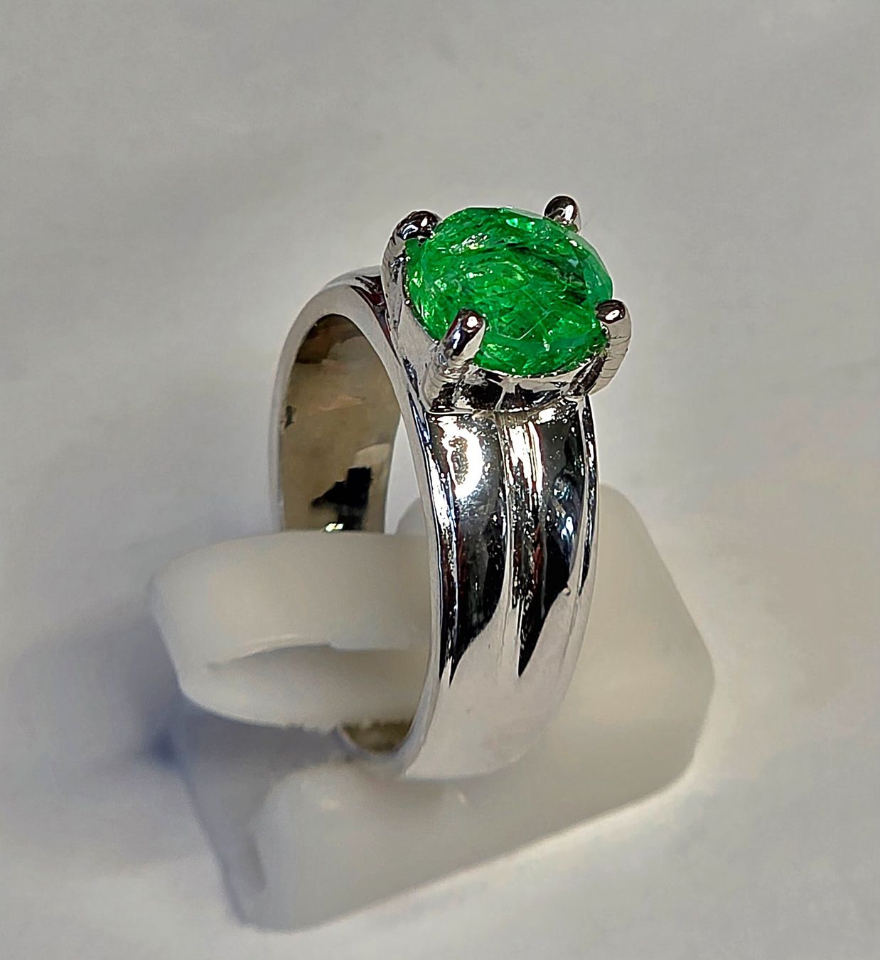 Anelli: Solitaire Ring Silber – Nuovo (secondo la descrizione) da Zürich venduto da adriben 1