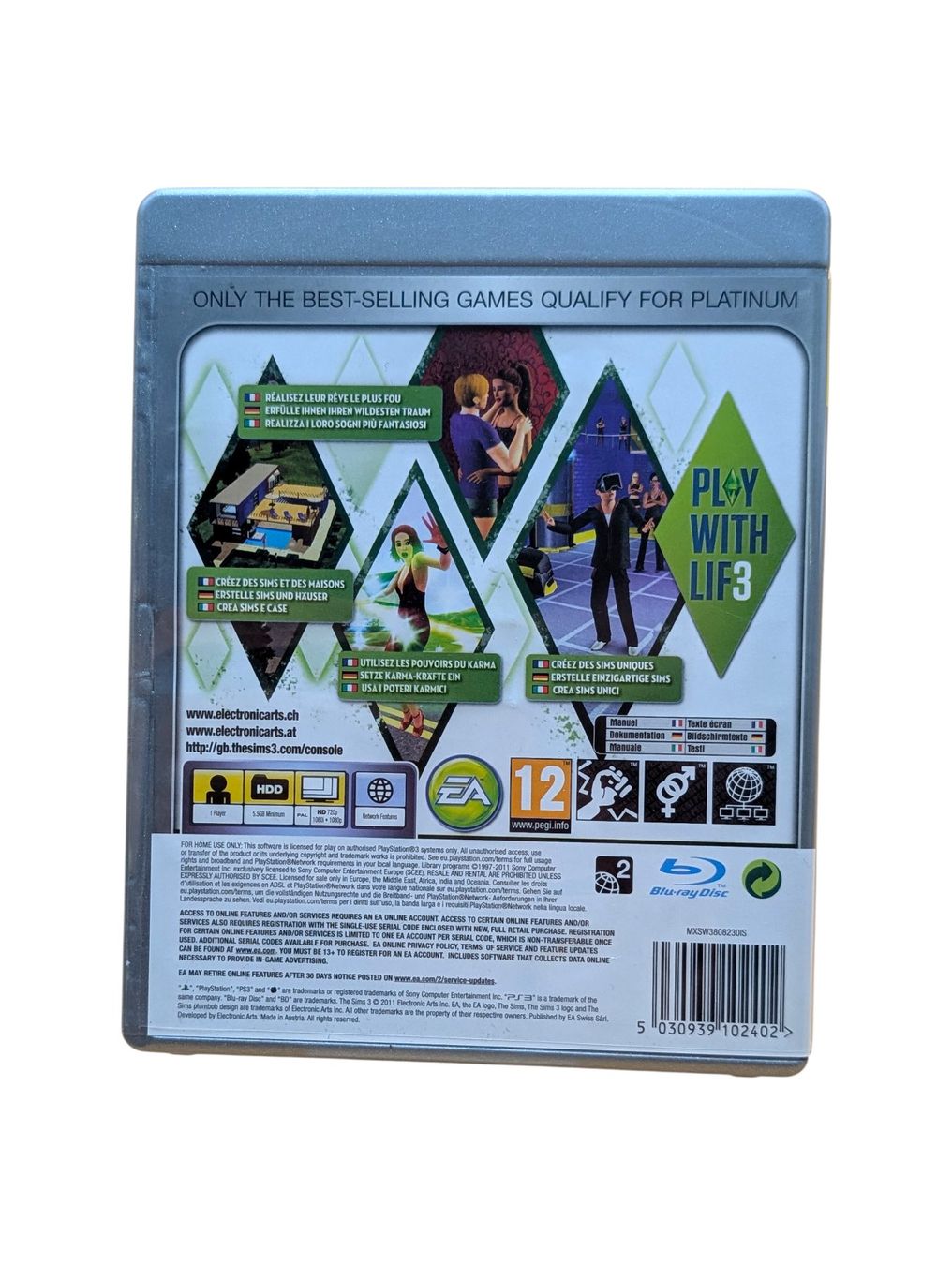 Sony Giochi: The Sims 3 PlayStation 3 – Usato da Domat/Ems venduto da IsseldorsShop 1