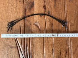 10 Alex Mc Griffins Stahlvorfächer schwarz - 25 CM - neu!!!