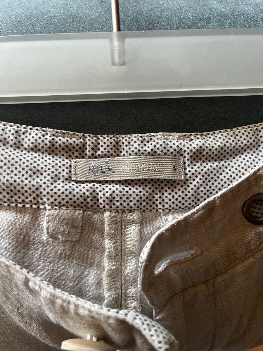Nile Pantaloni: Nile Leinen Hose Beige Grösse S/M – Usato da Innertkirchen venduto da salmalo 1