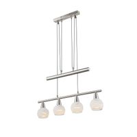 LED Pendelleuchte, Glas, 60 cm x 10 cm