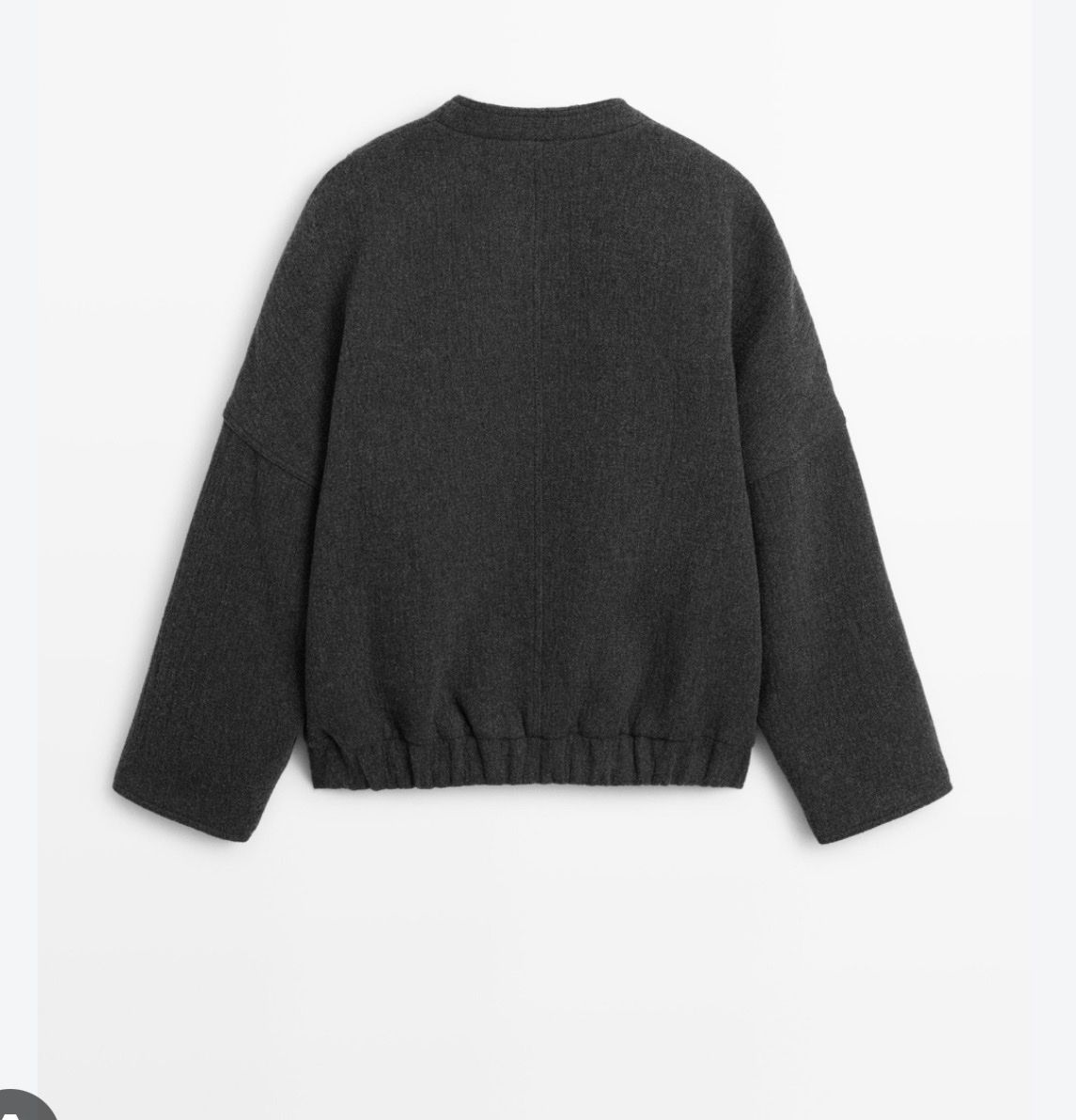 Zara Giacche: Zara Bomber Jacket Wool Blend Dark Grey Size M/L – Usato da Glattpark(Opfikon) venduto da der_dh8z 3