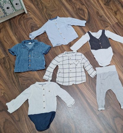 Kleiderpaket Body/Hemden/Hose Grössen 74 und 80