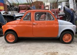 Fiat 500 Werbefahrzeug Dekoration