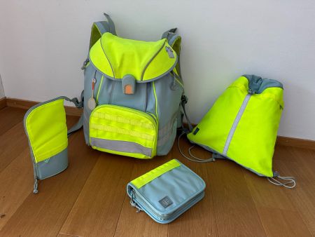 Schulrucksack, Schulthek Lässig Boxy 21l, inkl Zubehör