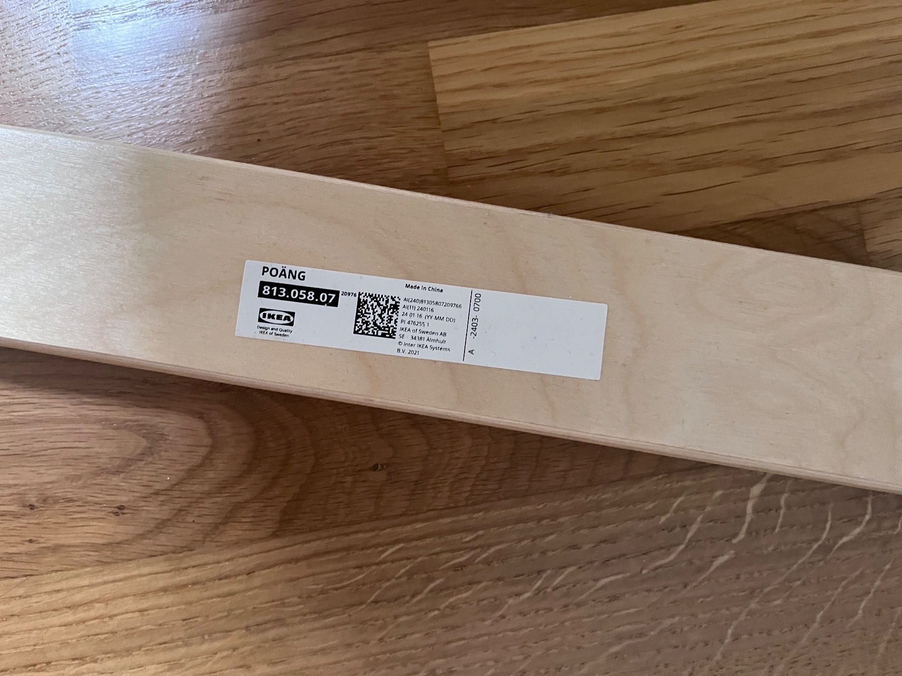 Sessel: Sessel Poäng IKEA Holz hell mit schwarzem Polster – Gebraucht aus Richterswil von mur_2wm2 4