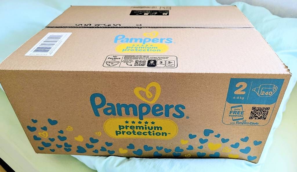 Secchi per pannolini & Pannolini: A vendre Carton Pampers Taille 2 – Usato da Yverdon-les-Bains venduto da Valou005