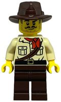 LEGO City cty1765 City Jungle Explorer - Tan Shirt, Dark Bro