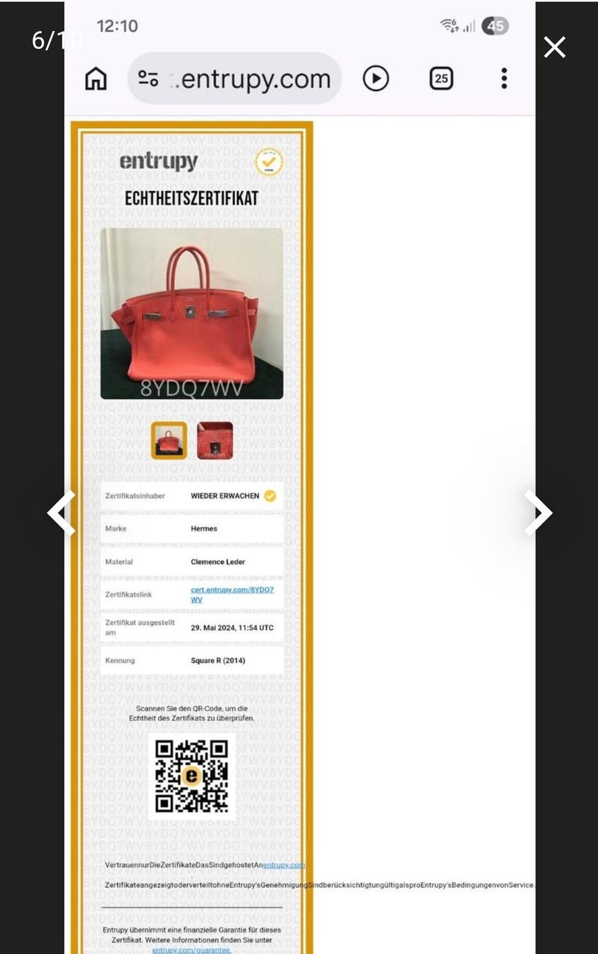 Hermès Borse da donna: HERMÈS Birkin 35 Clemence Rose Texas – Usato da Schaffhausen venduto da lei_7p8b 7