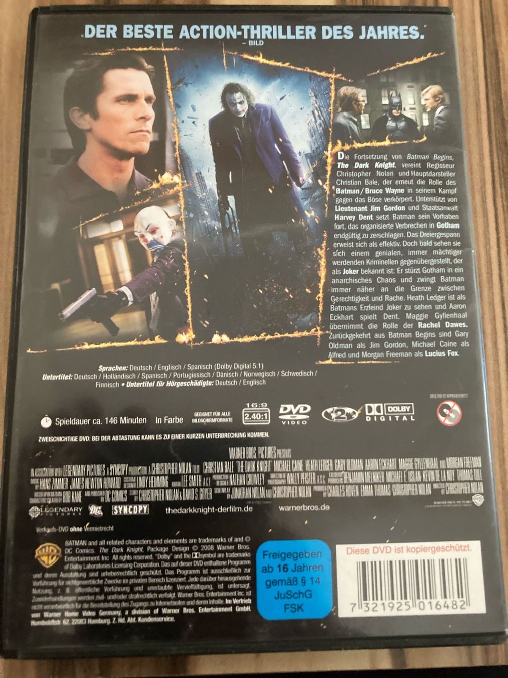 Tutti i DVDs: DVD Batman The Dark Night Morgan Freeman – Usato da Aarwangen venduto da to-hirschi 1