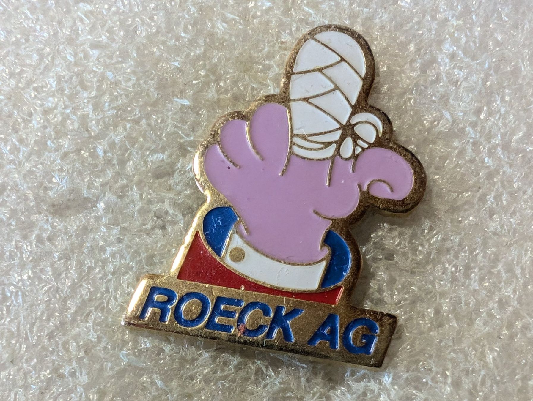 Placchette & Badge: Ansteckpin 155: Roeck AG – Usato da Oppligen venduto da Pin-Fall-Shop