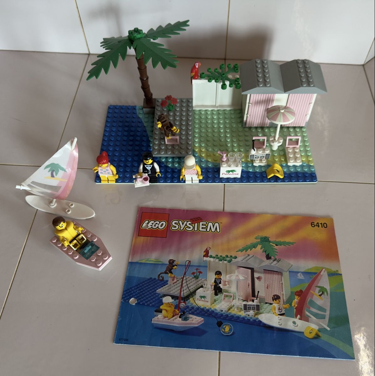 Lego Kit di costruzioni: Lego System 6410 Cabana Beach  Strand – Usato da Haegendorf venduto da Chruege