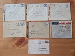 CH-Div.Zensurbelege ins Ausland Zustand gemäss Bilder