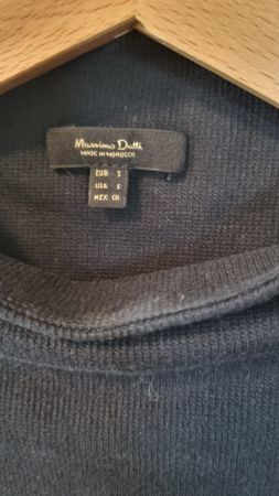 Massimo Dutti ärmelloser Pullover dunkelblau Grösse S