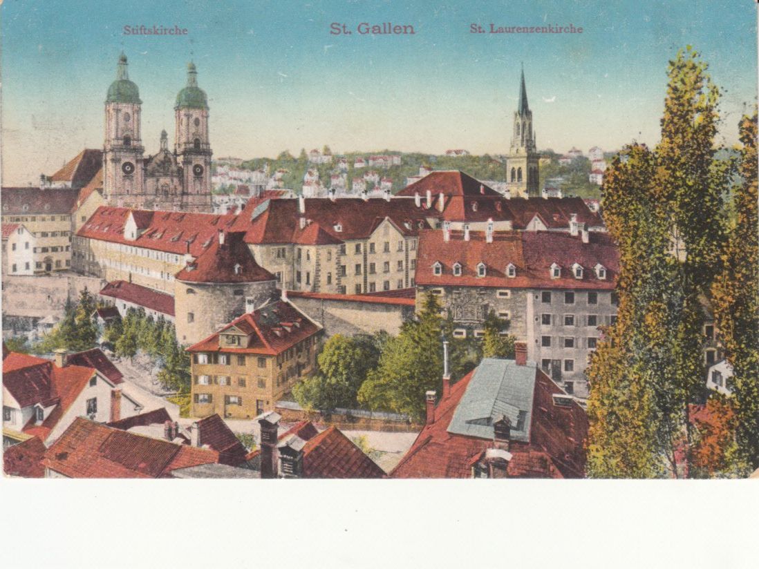 Cartoline postali: St. Gallen 1919 – Usato da Bürglen TG venduto da StampGraf