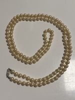 Vintage  Perlenkette mit Art-Déco-Schließe, c
