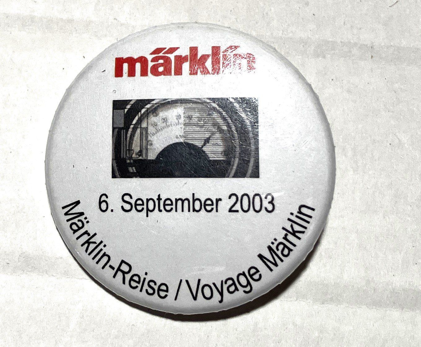 Plaketten & Abzeichen: Pin Märklin-Reise 6. September 2003 – Gebraucht aus Zürich von foufou2000