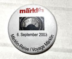 Pin Märklin-Reise 6. September 2003