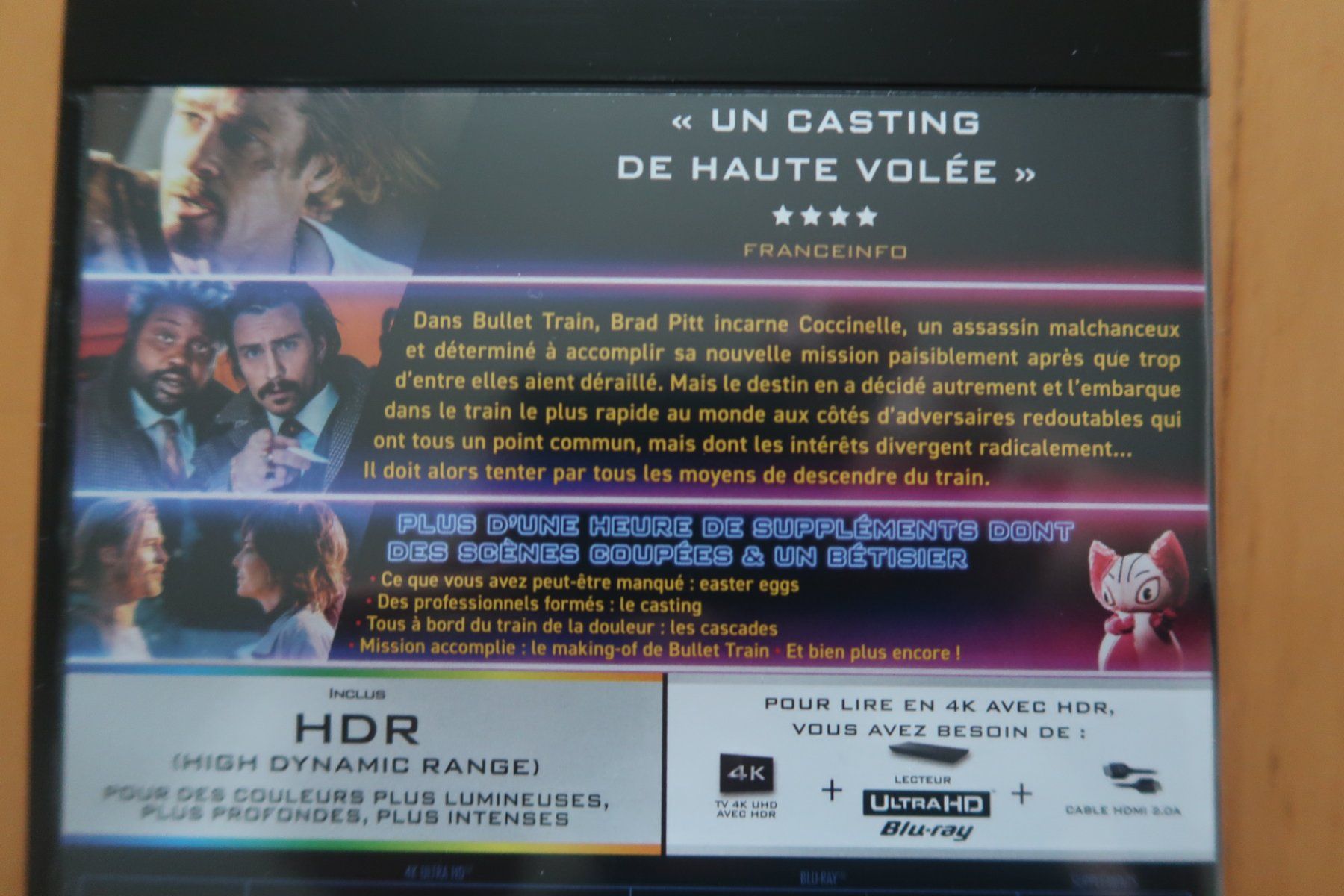 Tutti i DVDs: 4K Blu-ray BULLET TRAIN    Français Anglais – Usato da Porrentruy venduto da tupatup 4