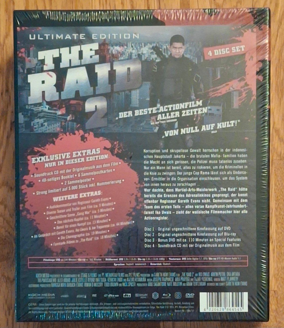 Tutti i DVDs: The Raid 1 & 2 - Ultimate Editions (beide OVP) – Nuovo e nell'imballaggio originale da St. Gallen venduto da Flimmerstube 6