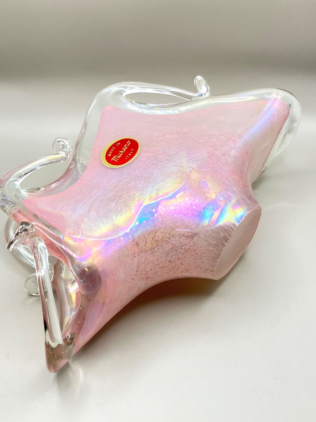 Murano Bicchieri: Murano Kristall Serviettenhalter – Usato da Horw venduto da luzernicus 4