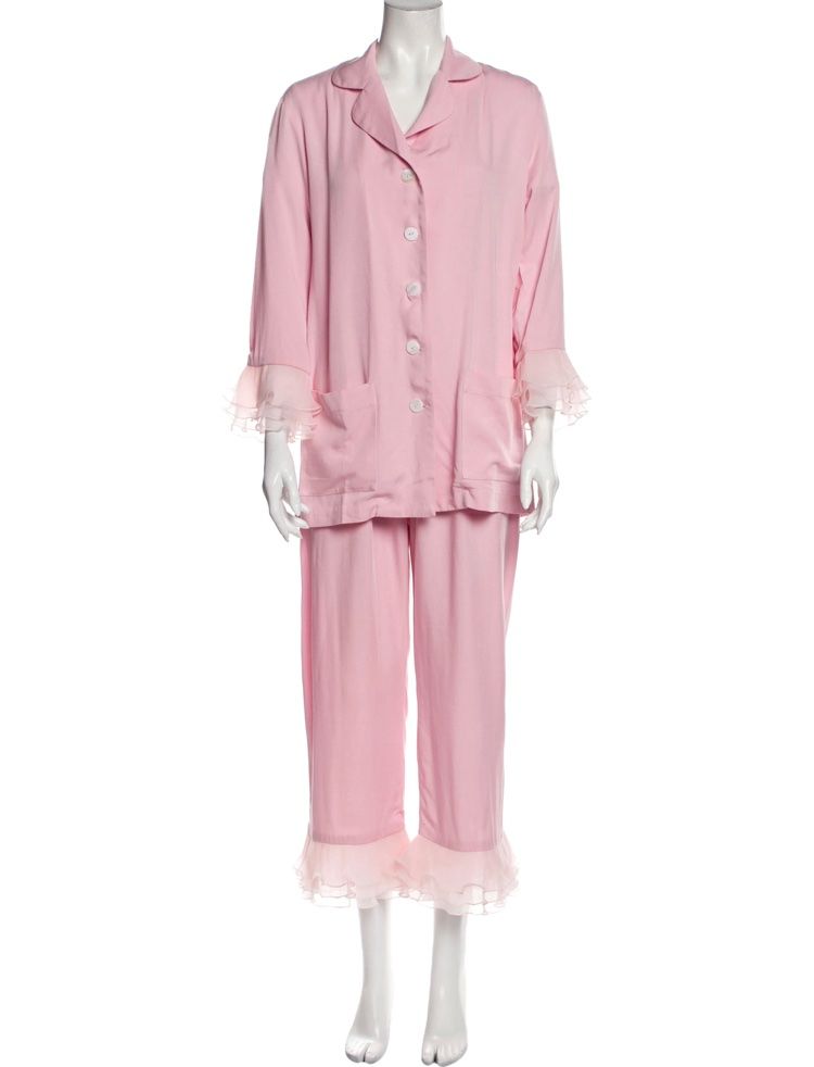 Negligees & Pigiami: SLEEPER pierrot pyjama set rose – Usato da Lausanne venduto da emm_sc77