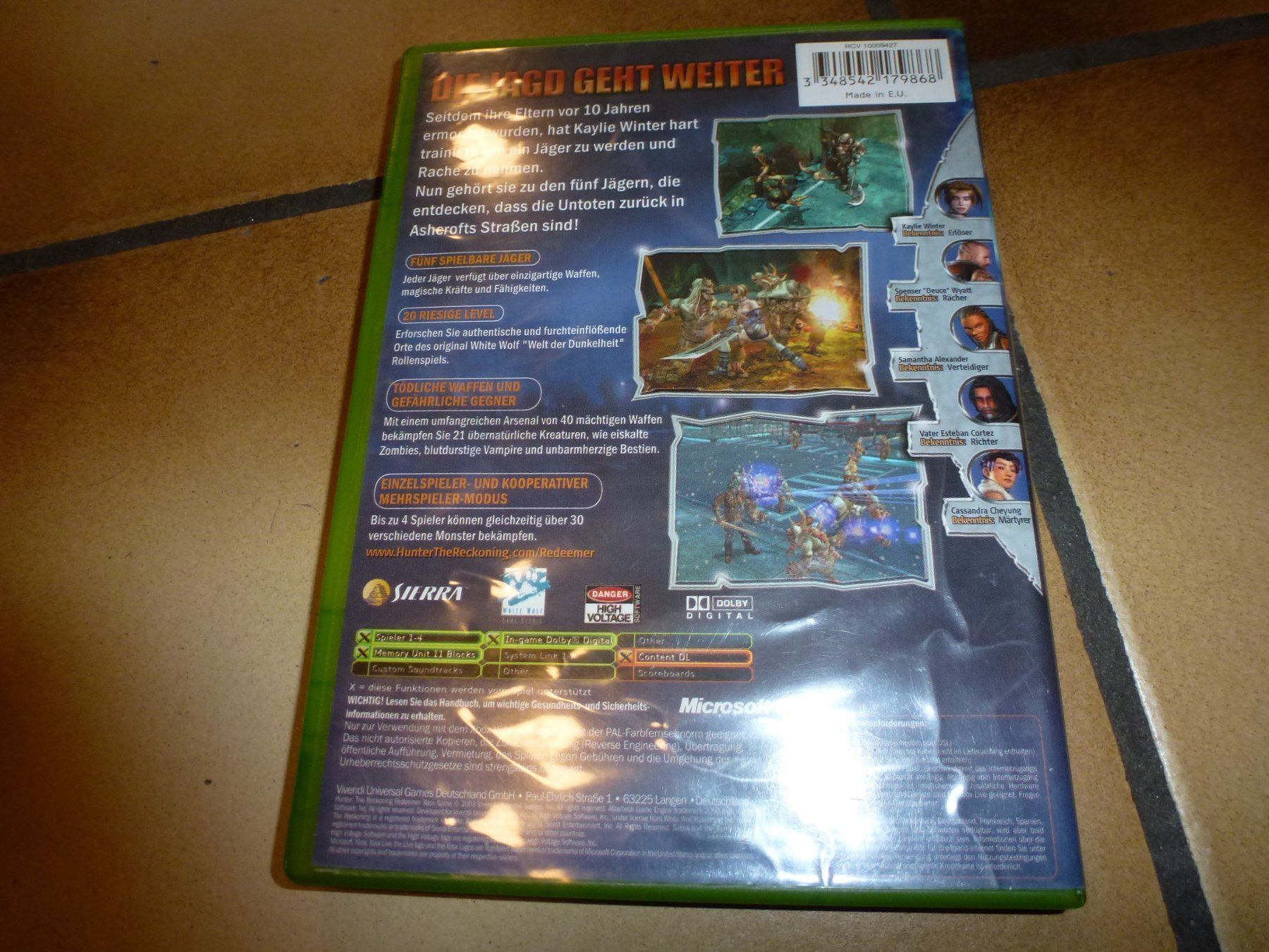 Giochi: Hunter The Reckoning - Redeemer XBOX – Usato da Olten venduto da Disc-Ausverkauf 2