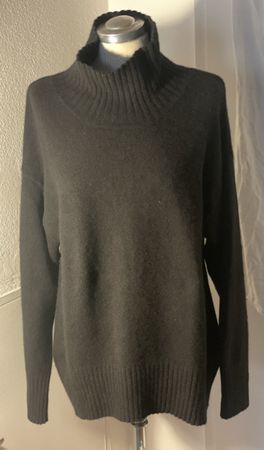 Schwarzer Cashmere-Pullover von Purotatto, Grösse 44