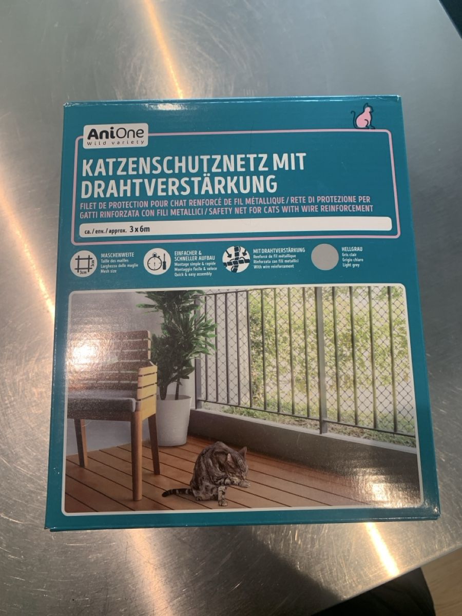 Griglie e Inferriate: Katzenschutznetz mit Drahtverstärkung – Nuovo e nell'imballaggio originale da Zürich venduto da Eschep