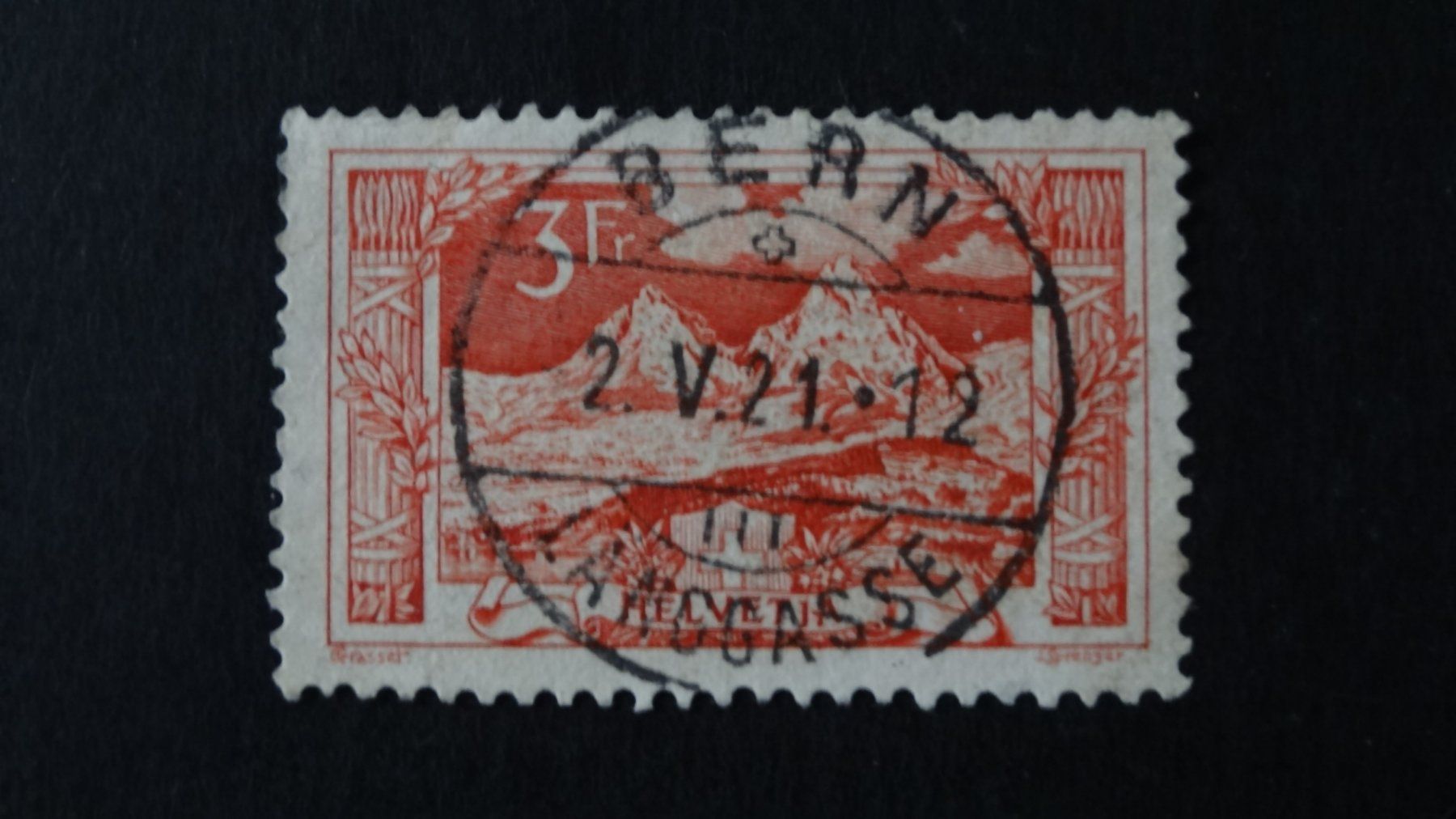 Tous les timbres: Vollstempel BERN Langgasse  2.V.21  141 – D'occasion à Anwil par C-DAIHA