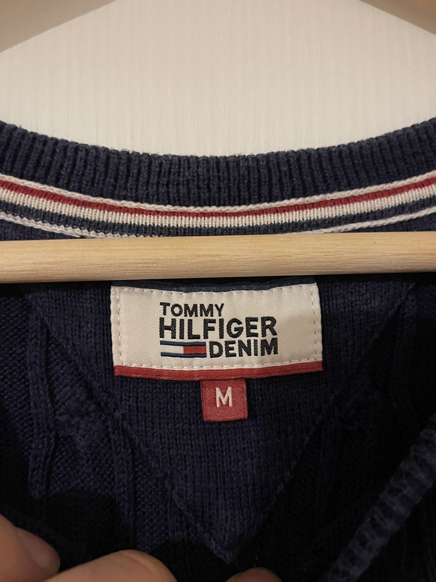 Tommy Hilfiger Maglioni & Felpe: Tommy Hilfiger Strickpullover, dunkelblau, Gr. M - Top! Y2k – Usato da Wetzikon ZH venduto da Jan_wojt 2