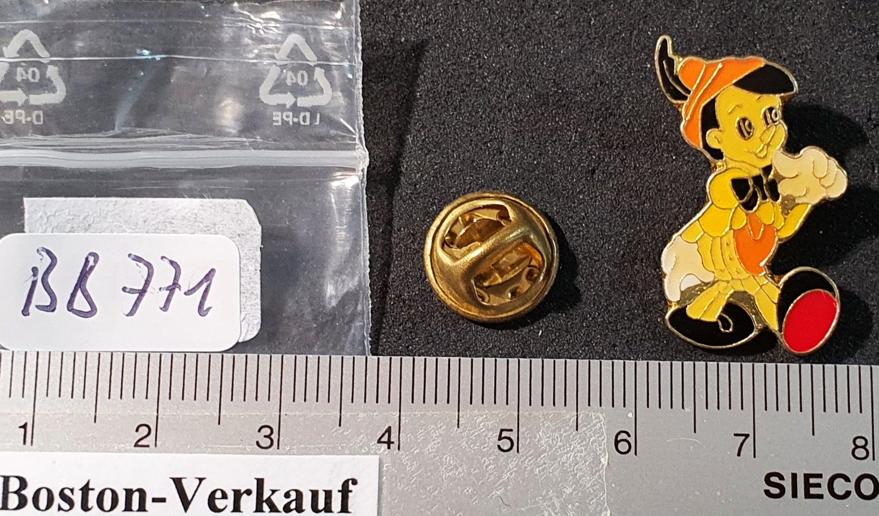 Placchette & Badge: BB771 - Pin Walt Disney - Pinocchio – Usato da Reinach BL venduto da Boston-Verkauf 1