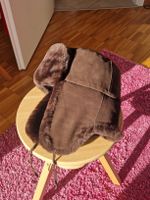 Aviator Mütze aus echtem Lammfell