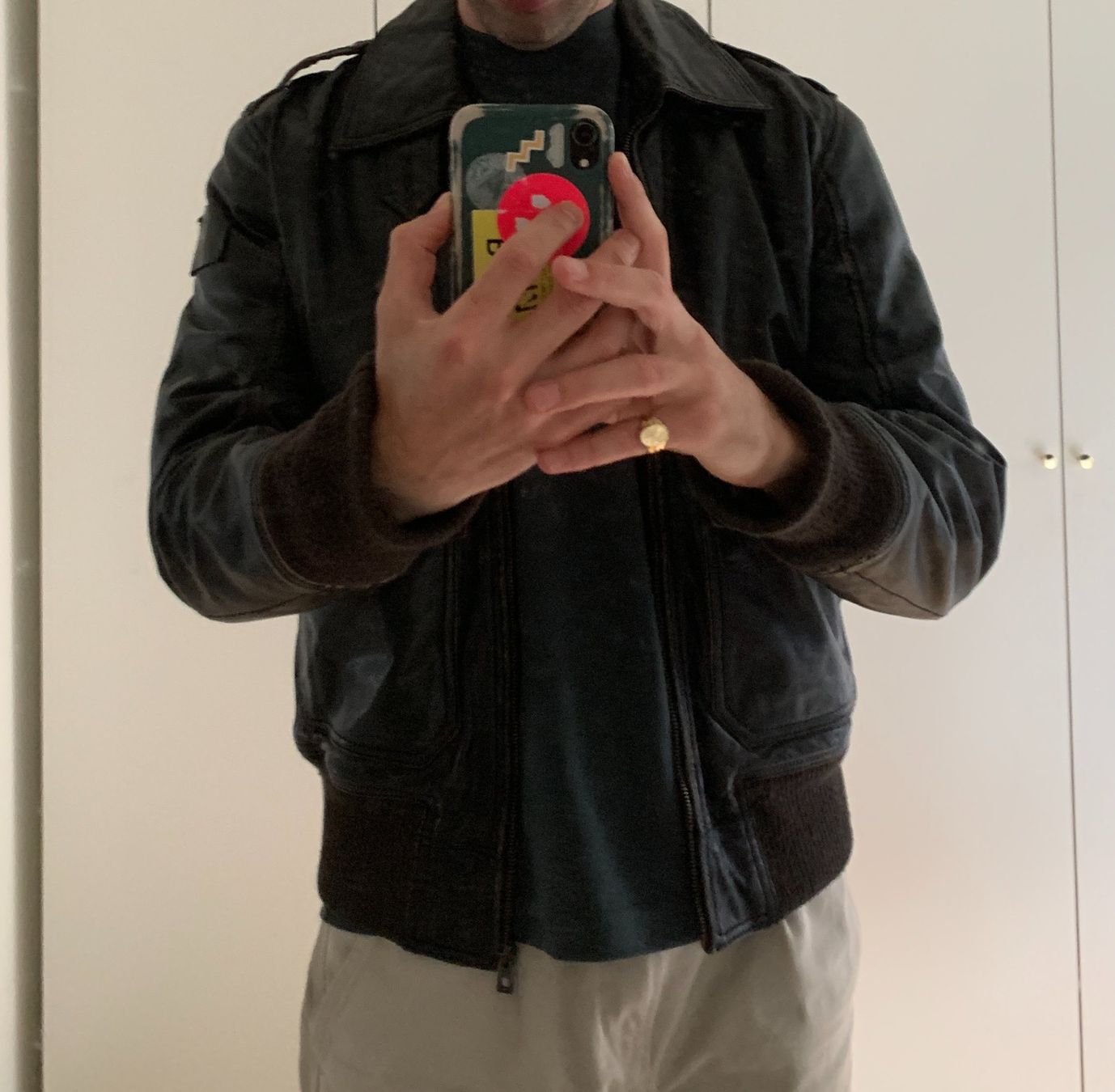 Vestes: Strellson Swiss Cross Lederjacke, Grösse M – D'occasion à Zürich par lor_s6l8 4