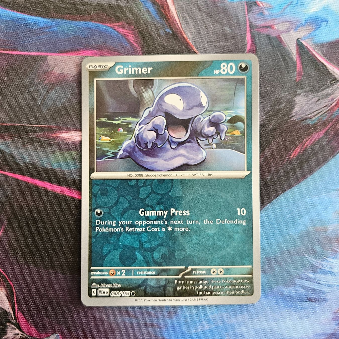 Pokémon Sammelbilder & Trading cards: Pokemon Grimer MEW 151 EN 088/165 Reverse Holo – Gebraucht aus Zofingen von AcoBraco