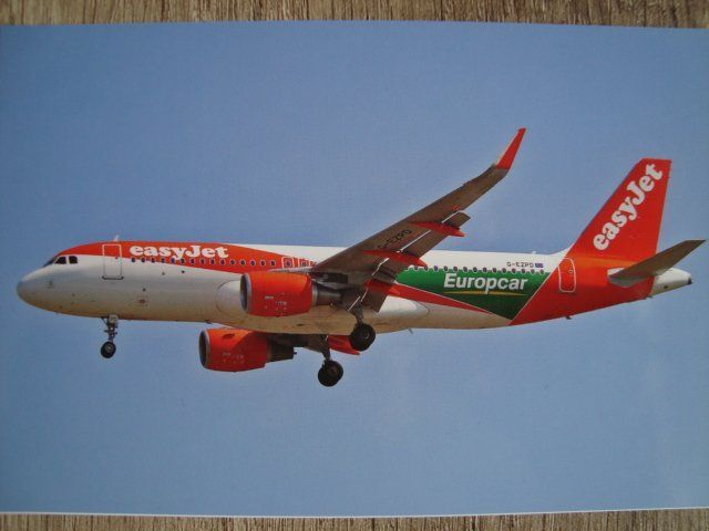 Cartoline postali: Easy Jet Airbus A320-214 G-EZPD – Nuovo e nell'imballaggio originale da Thun venduto da Abigboss