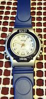 Herrenuhr Timing 100M wasserresistent blau guter Zustand