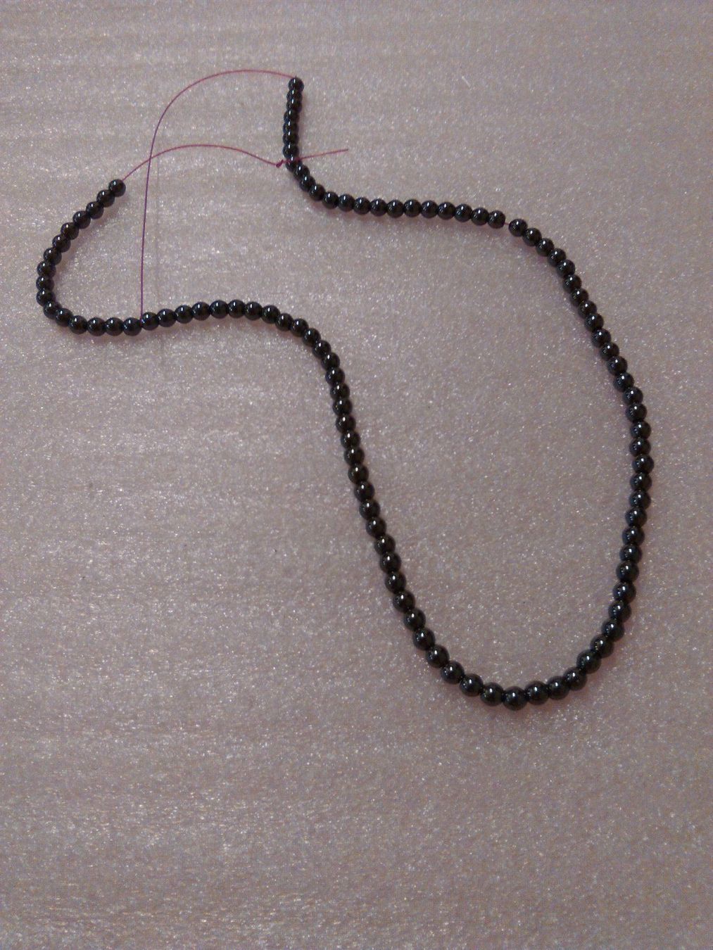 Ketten: ECHT HÄMETIT STRAND KETTE;;GRAU FARBE – Neu (gemäss Beschreibung) aus Basel von bijoutrie_4 6