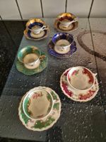 6er Set Vintage Espresso-/Mokkatassen Winterling Bavaria