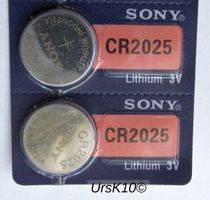2 Stück CR2025 LITHIUM Batterien 3 Volt