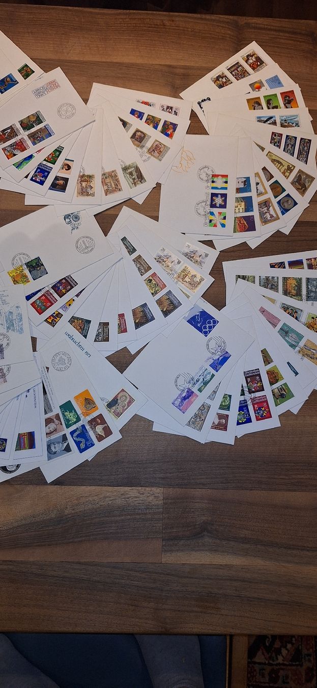 Tutti i francobolli: Ca 250 FDC / Briefe Liechtenstein Lot 7 – Usato da Balgach venduto da SIMEON27 3